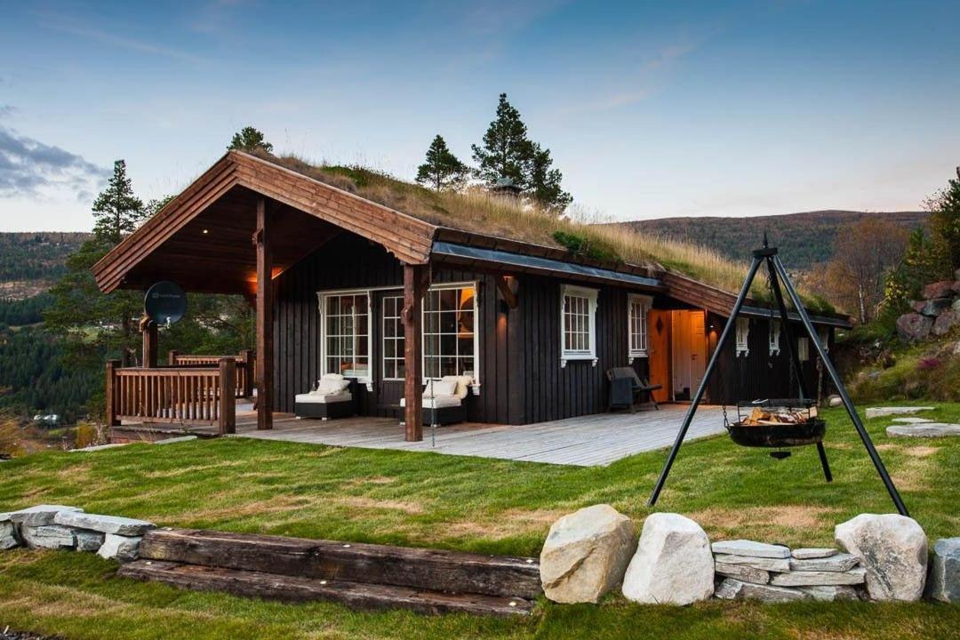 Luxury Cabin In The Mountains With All Facileties Sonstebo المظهر الخارجي الصورة