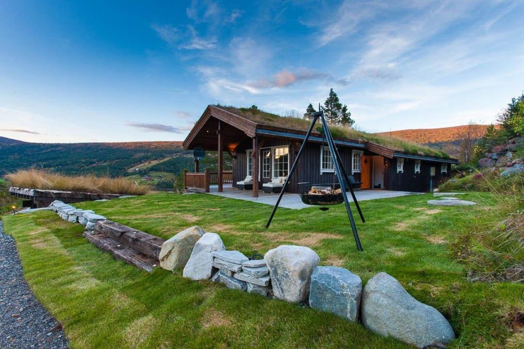 Luxury Cabin In The Mountains With All Facileties Sonstebo المظهر الخارجي الصورة
